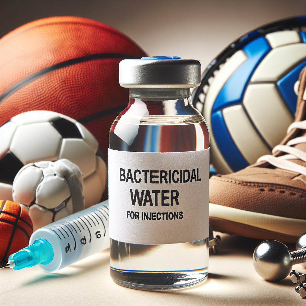 Acqua battericida per iniezioni: un nuovo trend nel mondo dello sport