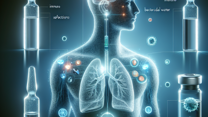 Acqua battericida per iniezioni e la sua influenza sul sistema immunitario degli sportivi